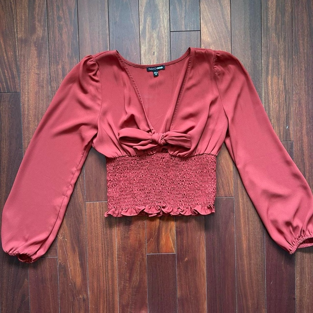 Fashion Nova Crop Blouse